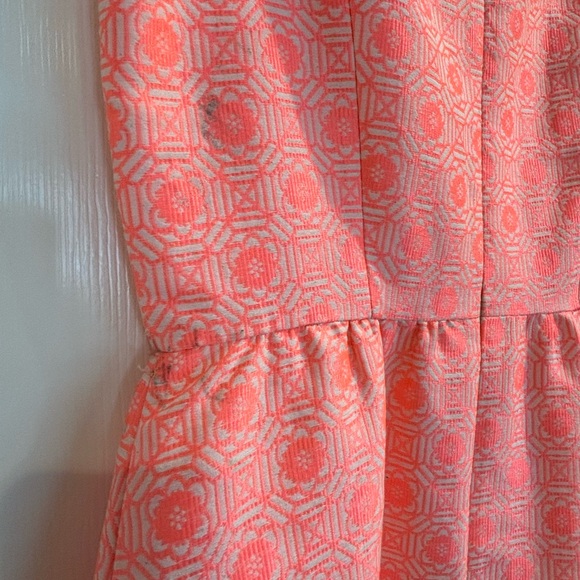 Coral summer dress - Picture 2 of 3